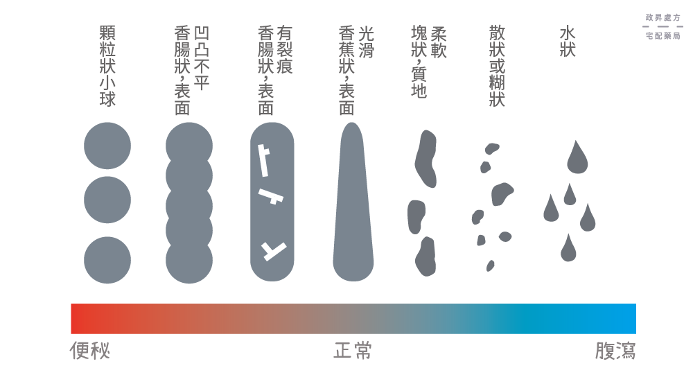 糞便的七種常見形狀