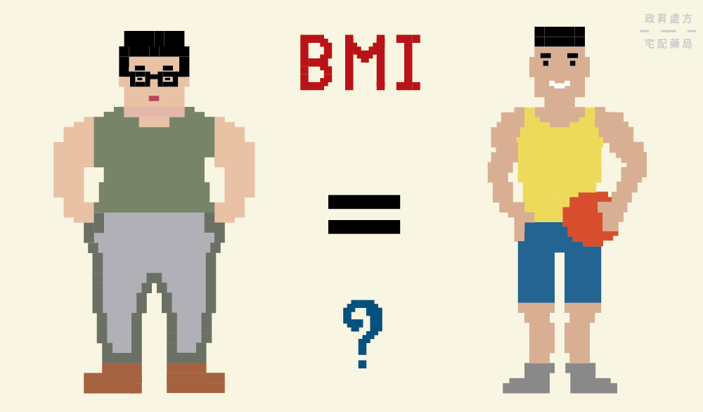 運動員與肥胖者可能擁有相同的BMI