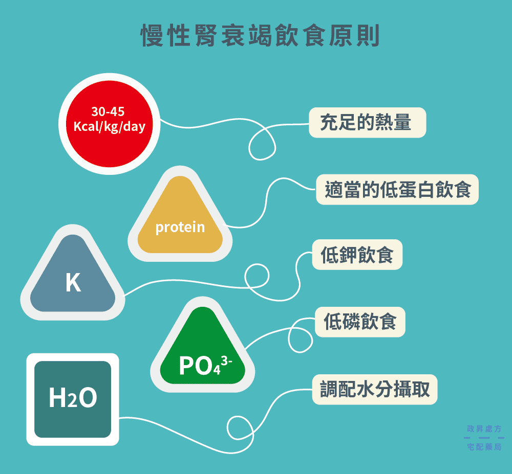 五項慢性腎衰竭患者飲食原則