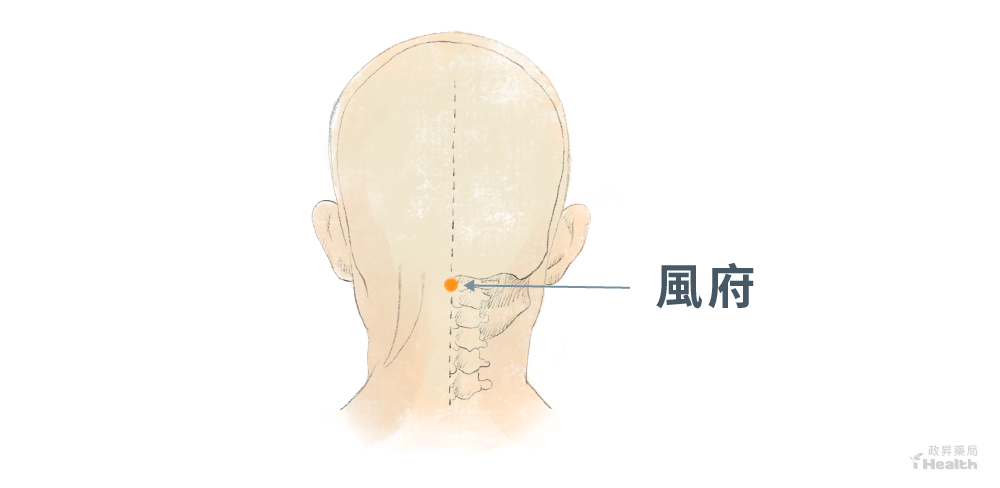 風府穴位置